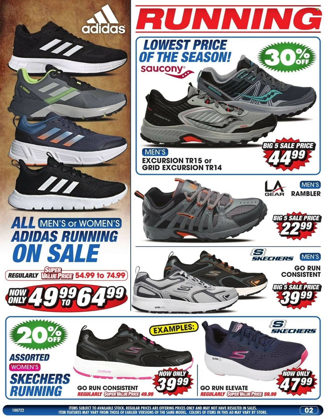 Big 5 (AZ, CA, CO, ID, NM, OR, UT, WA) Weekly Ad Flyer Specials October 7 to October 13, 2022