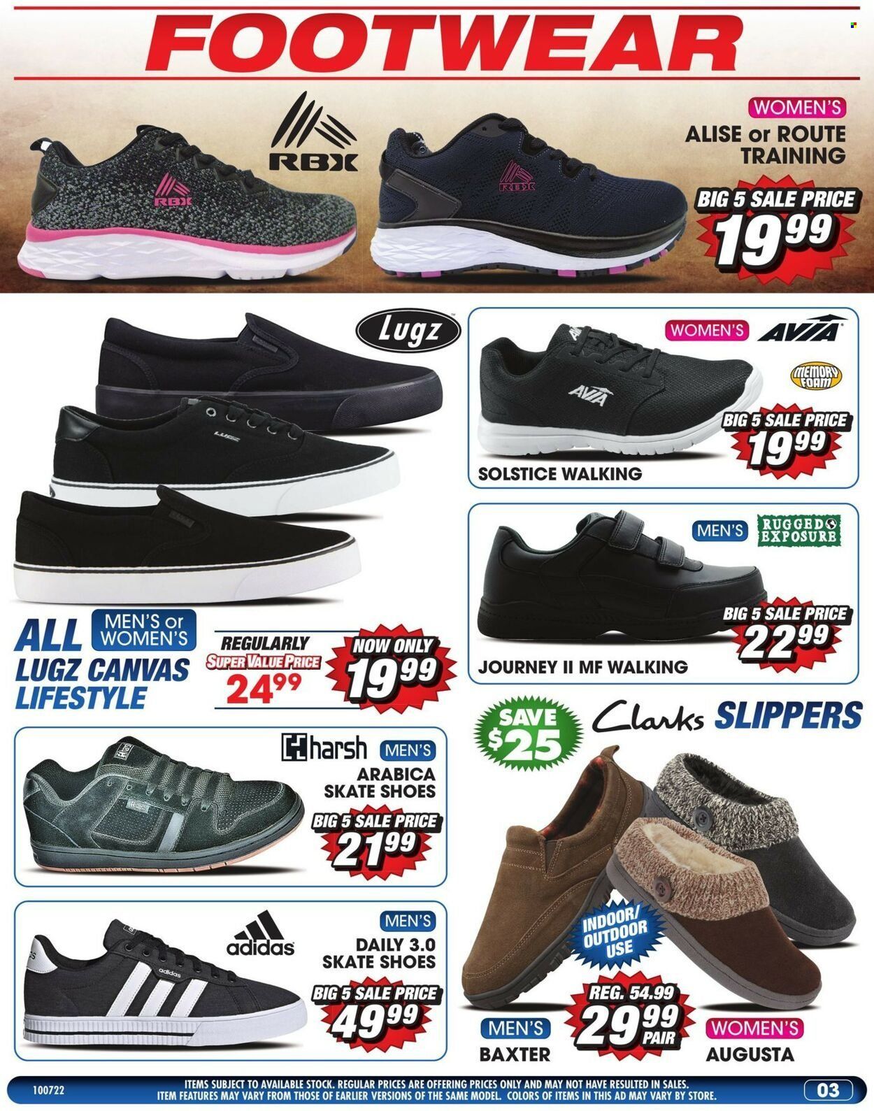 Big 5 (AZ, CA, CO, ID, NM, OR, UT, WA) Weekly Ad Flyer Specials October 7 to October 13, 2022