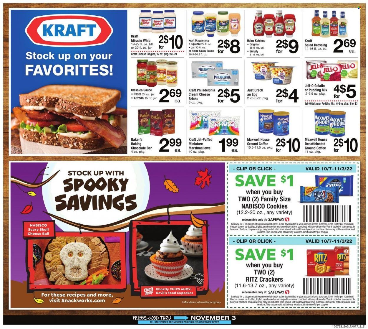 Safeway (MD, VA) Weekly Ad Flyer Specials October 7 to November 3, 2022
