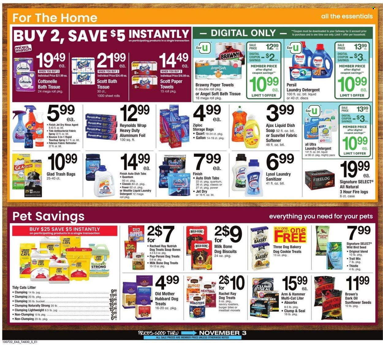 Safeway (MD, VA) Weekly Ad Flyer Specials October 7 to November 3, 2022
