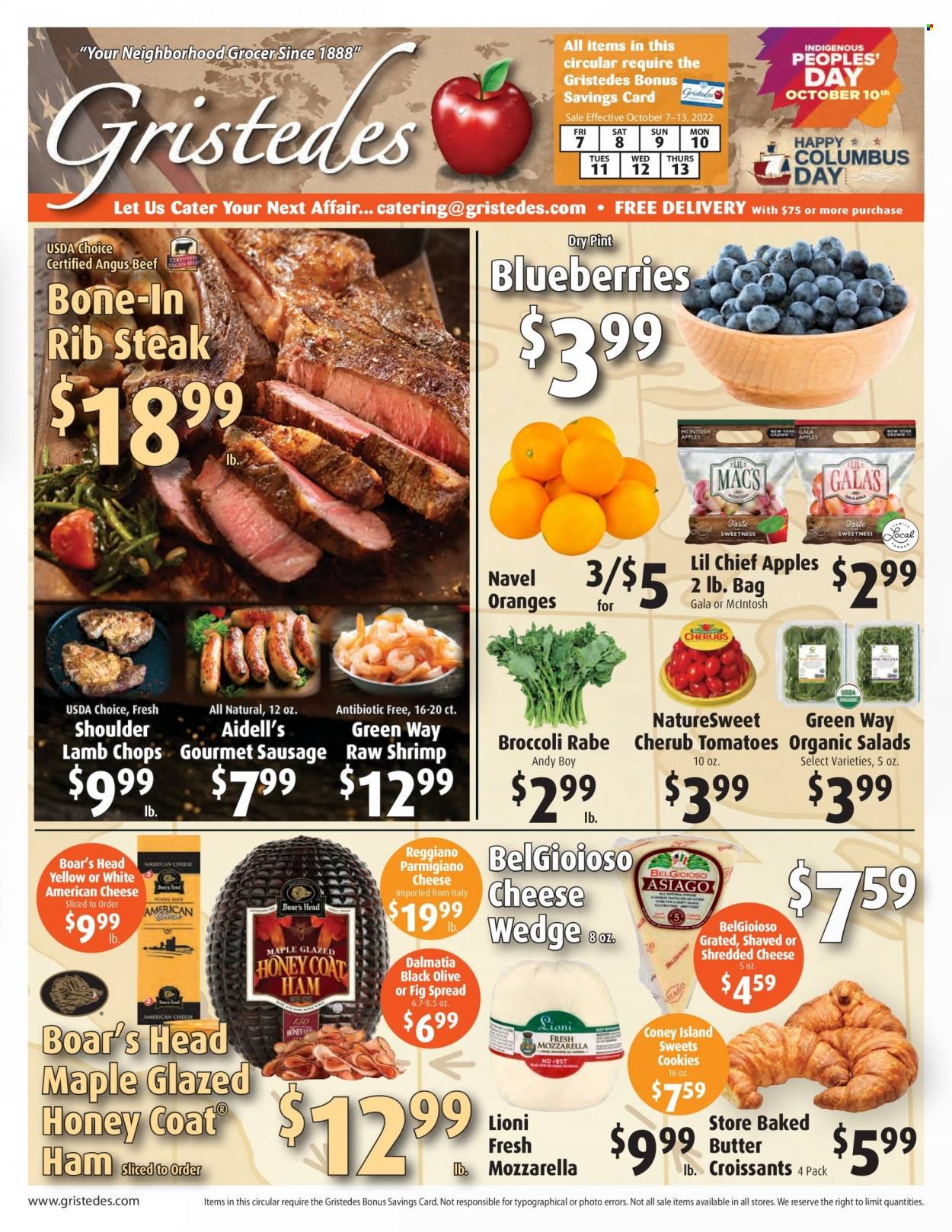 Gristedes (NY) Weekly Ad Flyer Specials October 7 to October 13, 2022