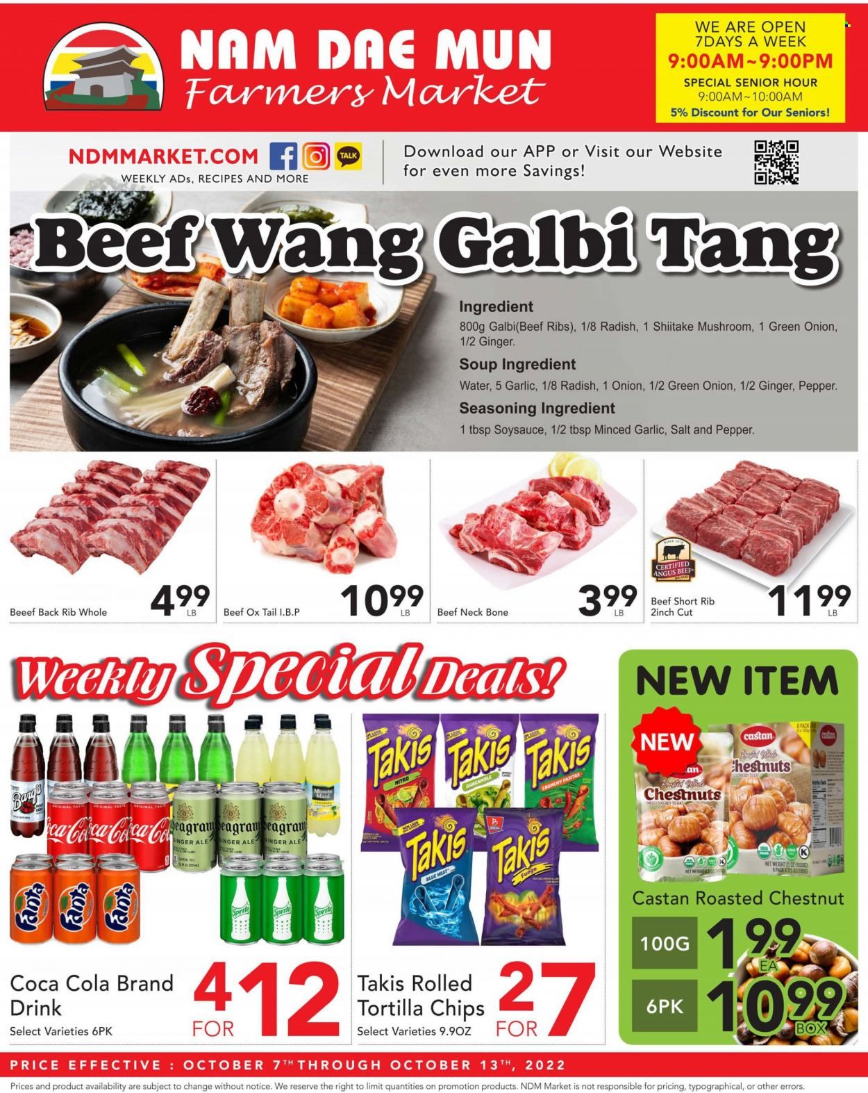 Nam Dae Mun Farmers Market (GA) Weekly Ad Flyer Specials October 7 to October 13, 2022