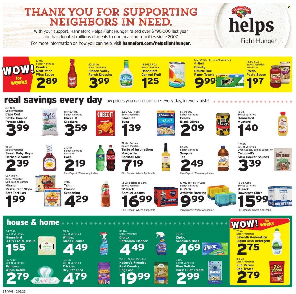 Hannaford (NY) Weekly Ad Flyer Specials October 9 to October 15, 2022