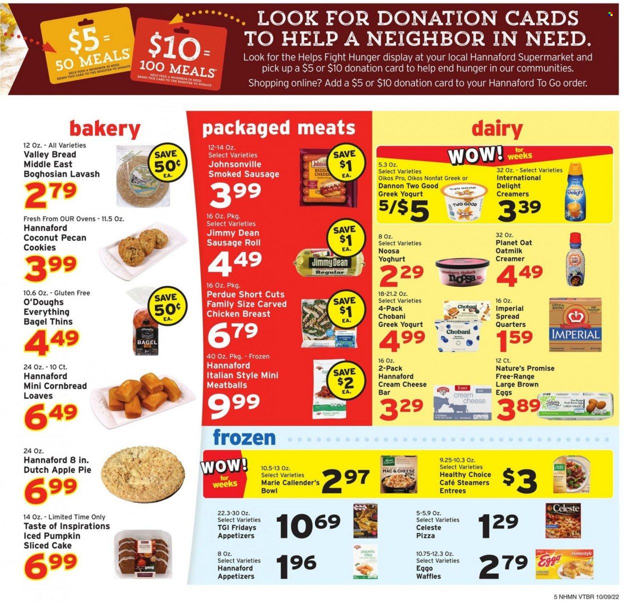 Hannaford (NH) Weekly Ad Flyer Specials October 9 to October 15, 2022