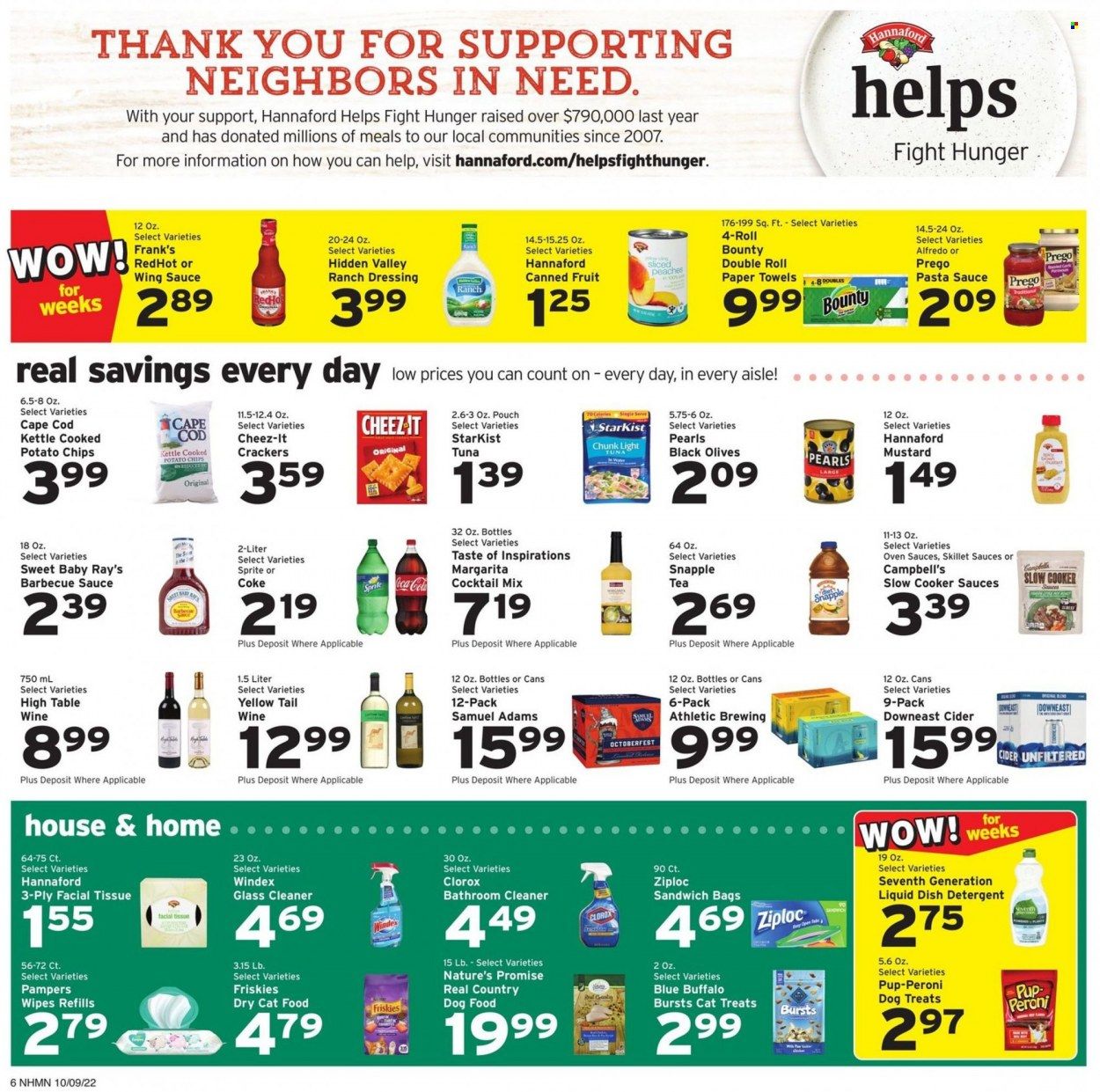 Hannaford (NH) Weekly Ad Flyer Specials October 9 to October 15, 2022