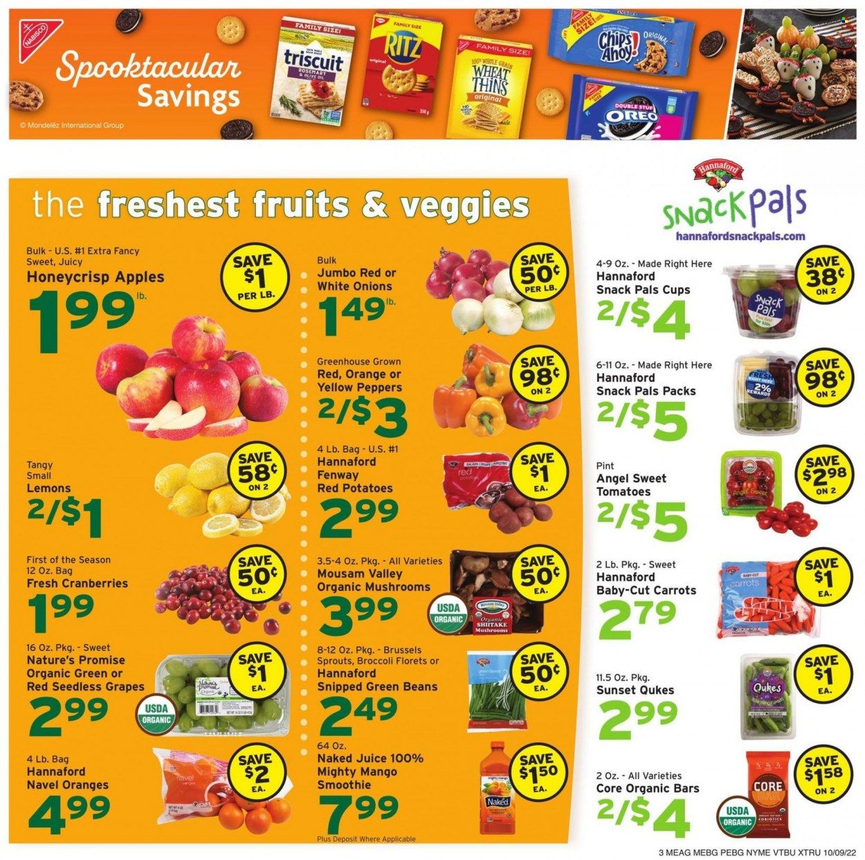 Hannaford (VT) Weekly Ad Flyer Specials October 9 to October 15, 2022