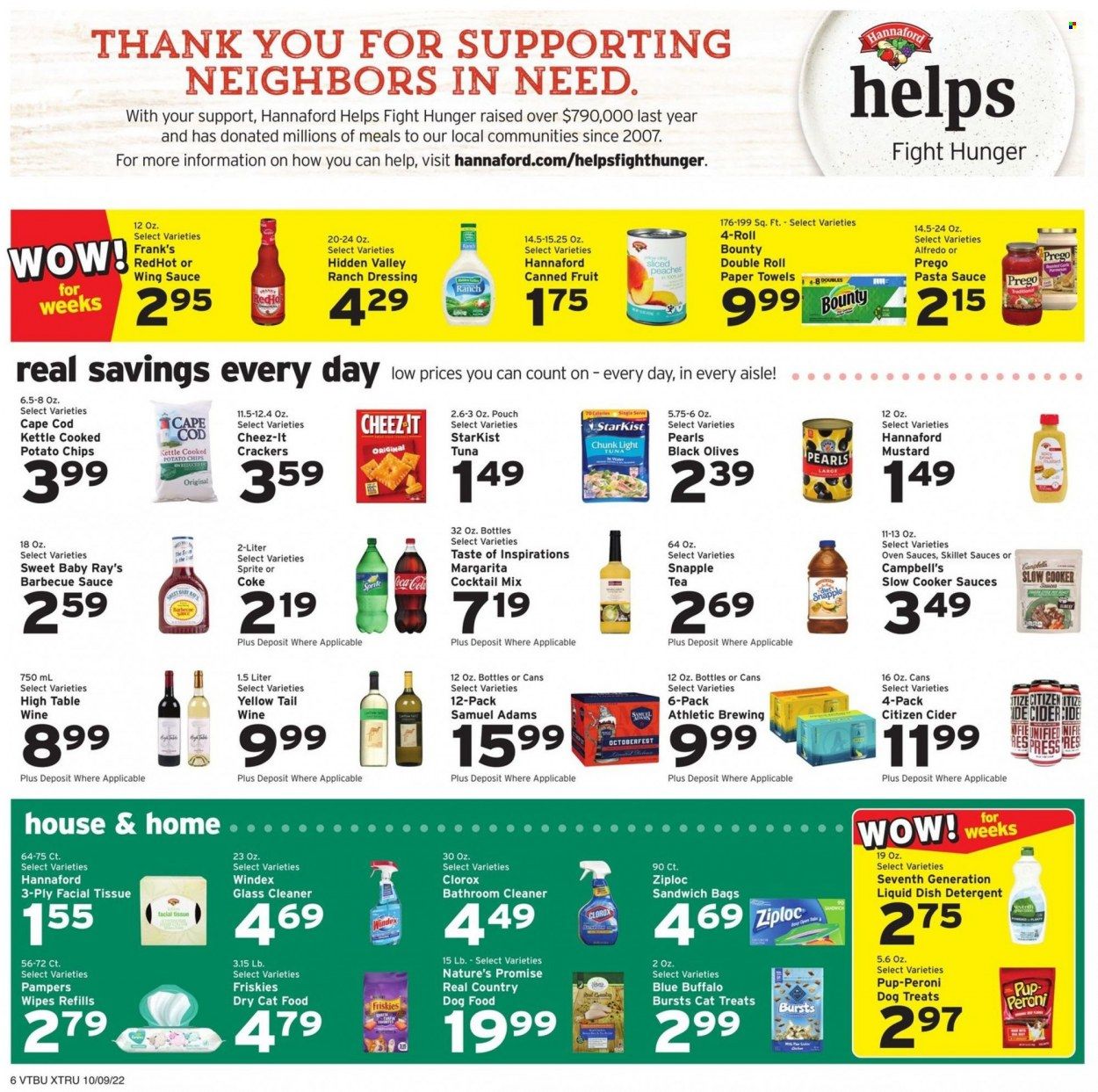 Hannaford (VT) Weekly Ad Flyer Specials October 9 to October 15, 2022