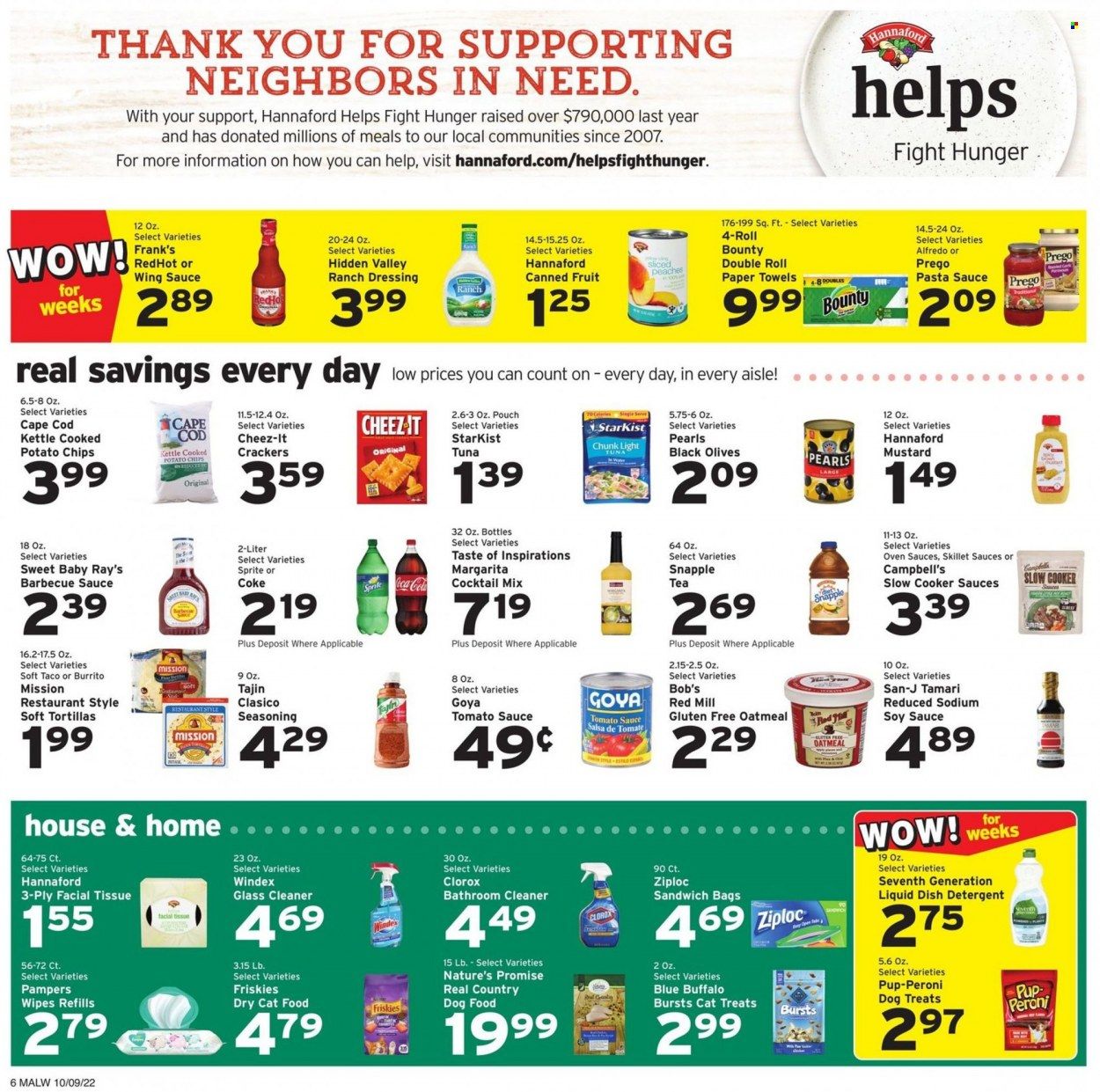Hannaford (MA) Weekly Ad Flyer Specials October 9 to October 15, 2022