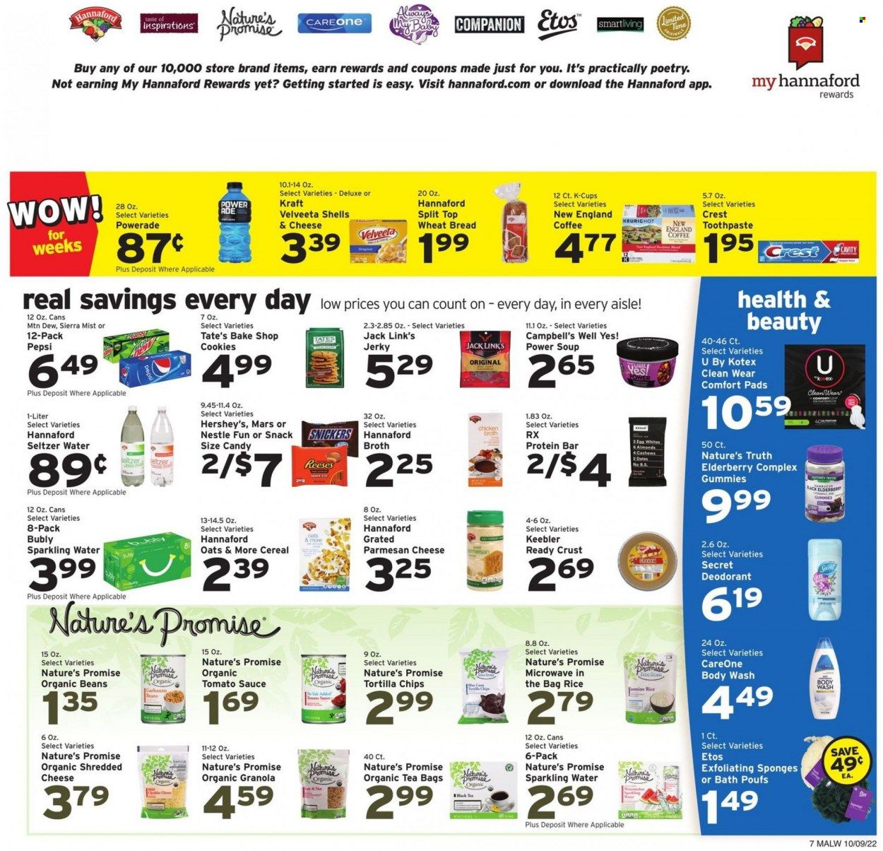 Hannaford (MA) Weekly Ad Flyer Specials October 9 to October 15, 2022