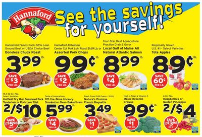 Hannaford (ME) Weekly Ad Flyer Specials October 9 to October 15, 2022