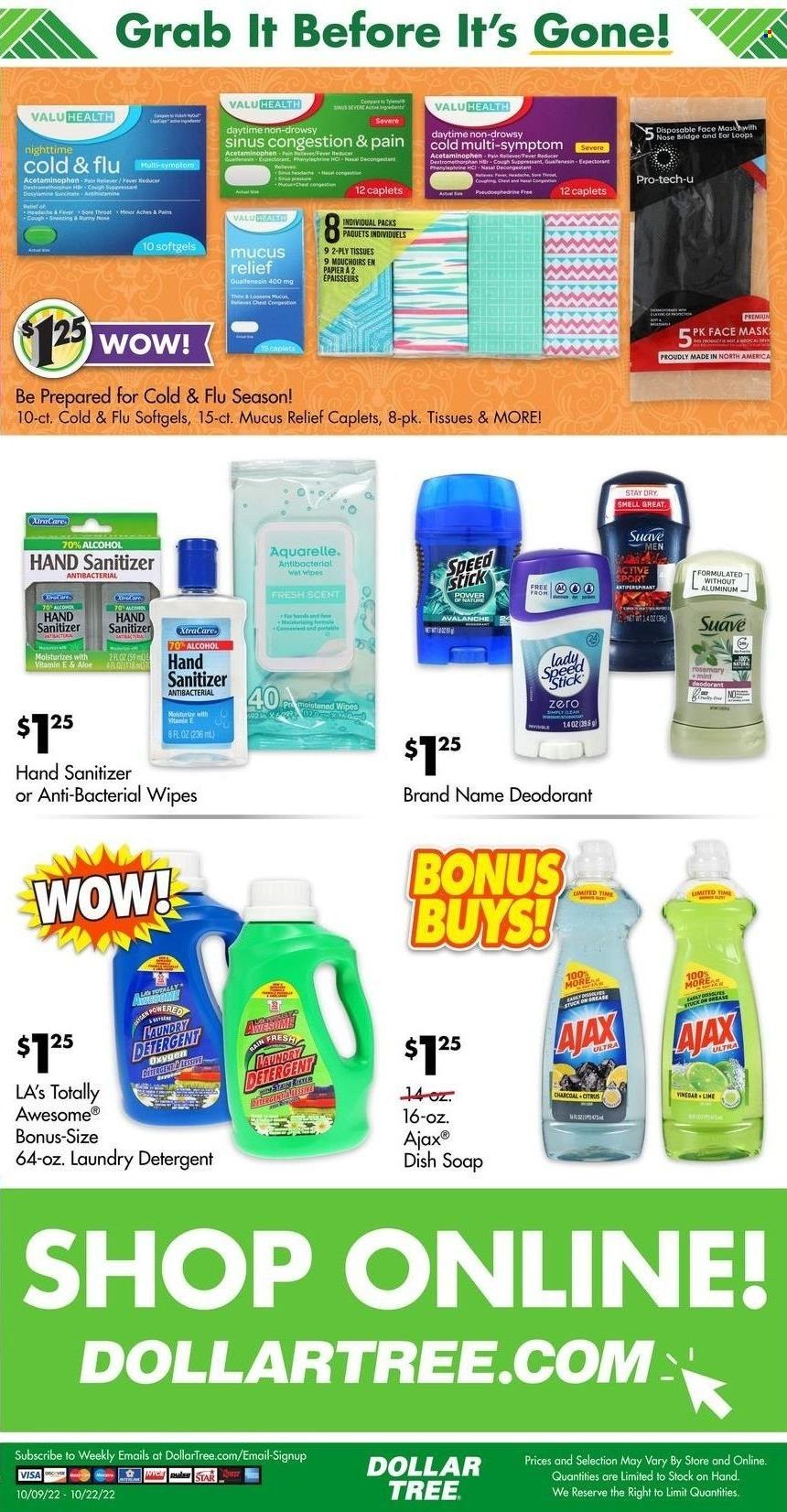 Dollar Tree Weekly Ad Flyer Specials October 9 to October 22, 2022