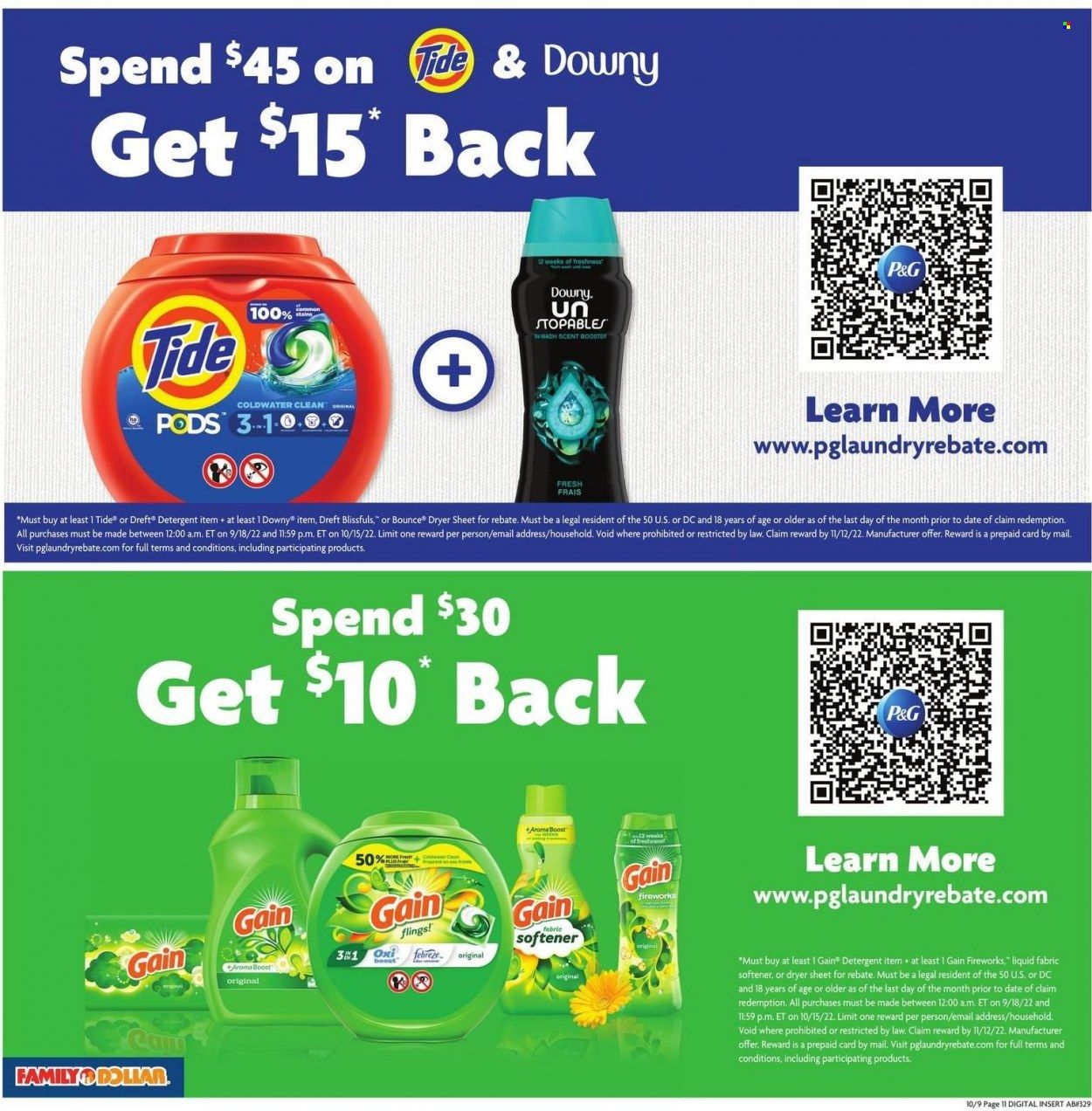 Family Dollar Weekly Ad Flyer Specials October 9 to October 15, 2022