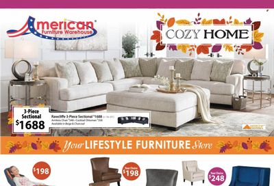 American Furniture Warehouse (AZ, CO, TX) Weekly Ad Flyer Specials October 9 to October 15, 2022