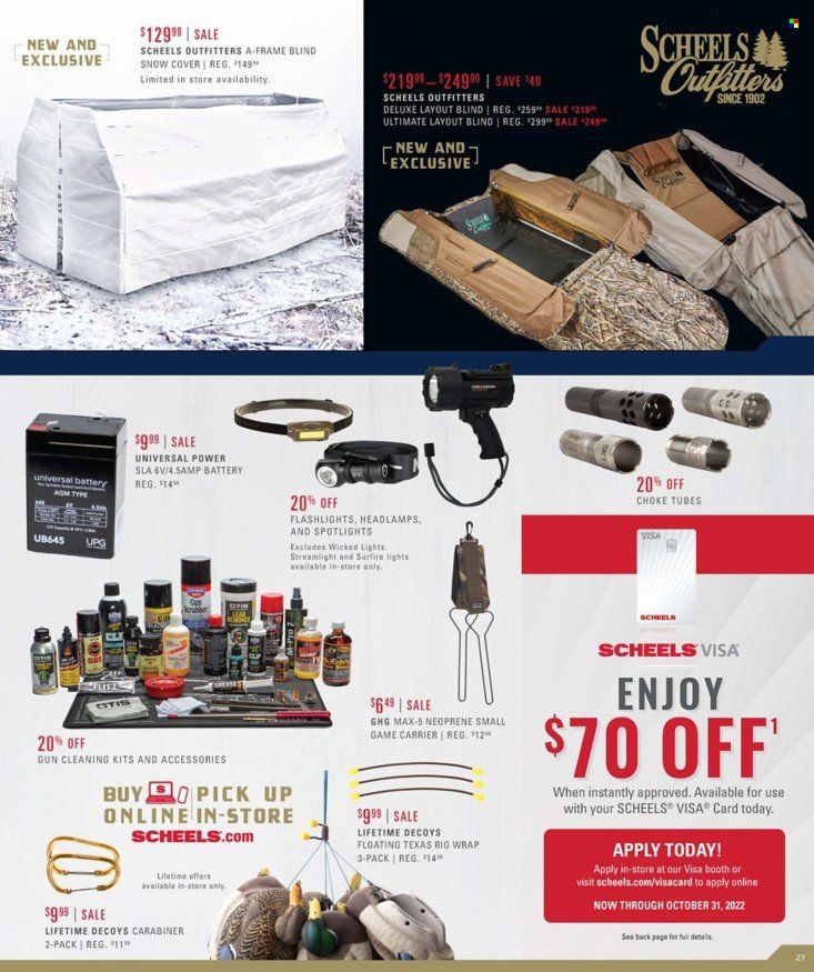 SCHEELS Weekly Ad Flyer Specials October 8 to October 16, 2022