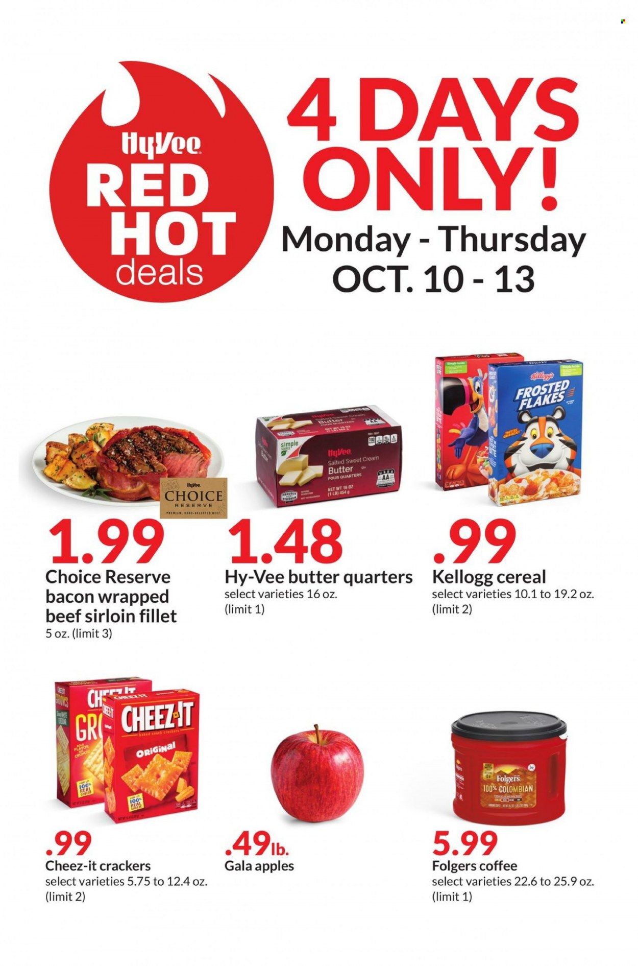 Hy-Vee (IA, IL, MN, MO, SD) Weekly Ad Flyer Specials October 10 to October 13, 2022