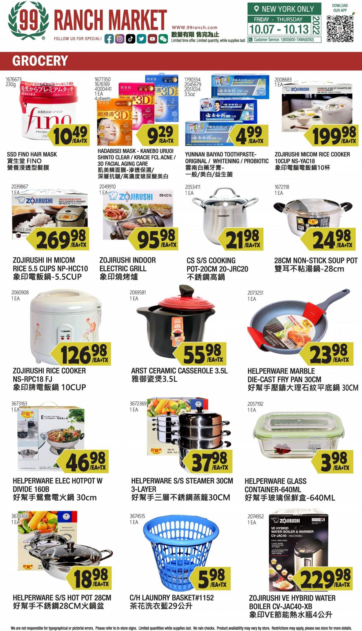 99 Ranch Market (15) Weekly Ad Flyer Specials October 7 to October 13, 2022