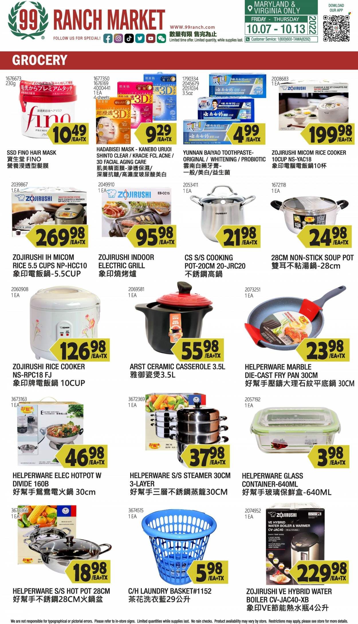 99 Ranch Market (10, MD) Weekly Ad Flyer Specials October 7 to October 13, 2022