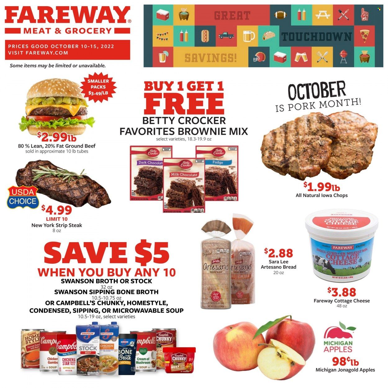 Fareway (IA) Weekly Ad Flyer Specials October 10 to October 15, 2022