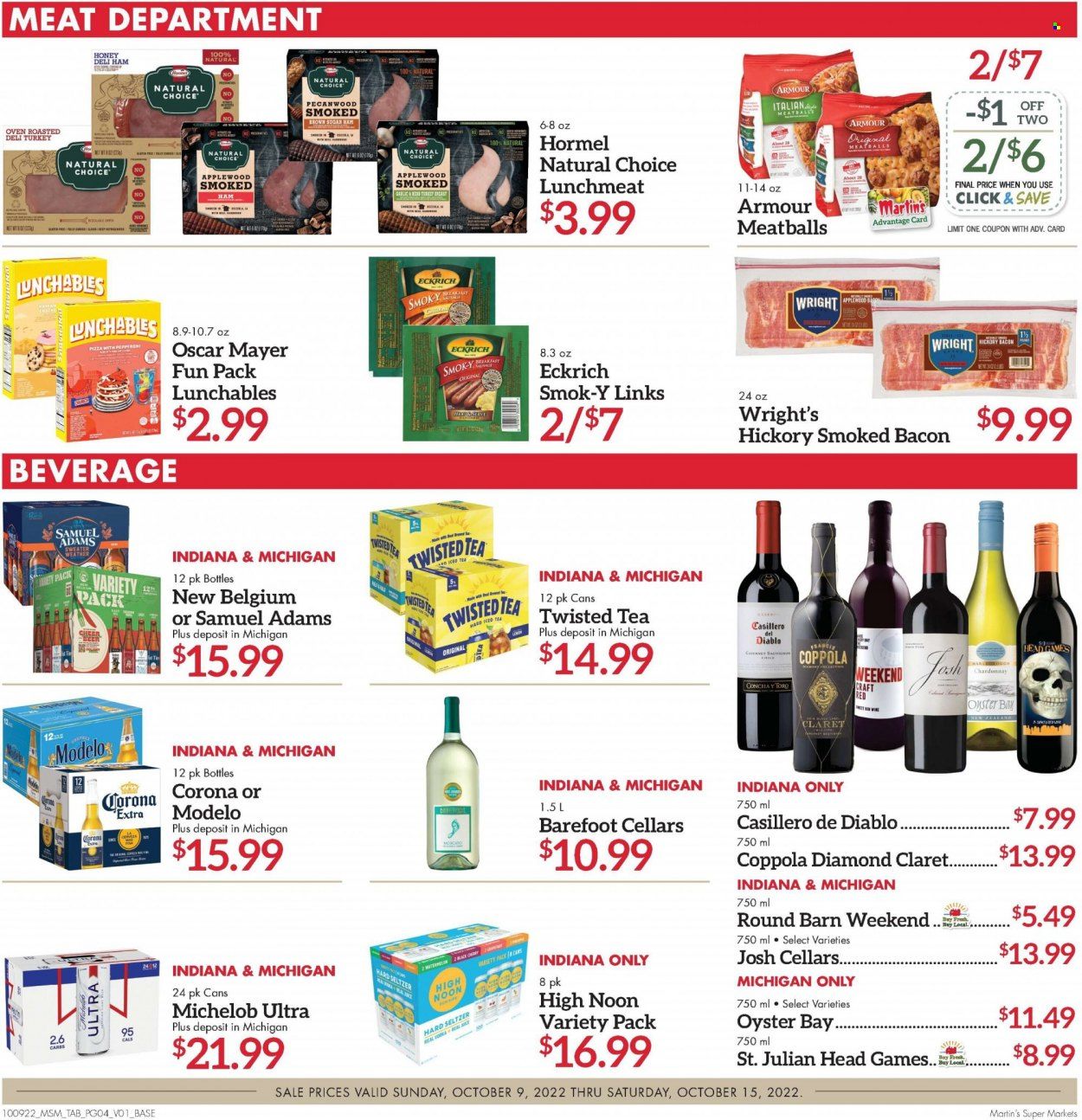 Martin’s (IN, MI) Weekly Ad Flyer Specials October 9 to October 15, 2022