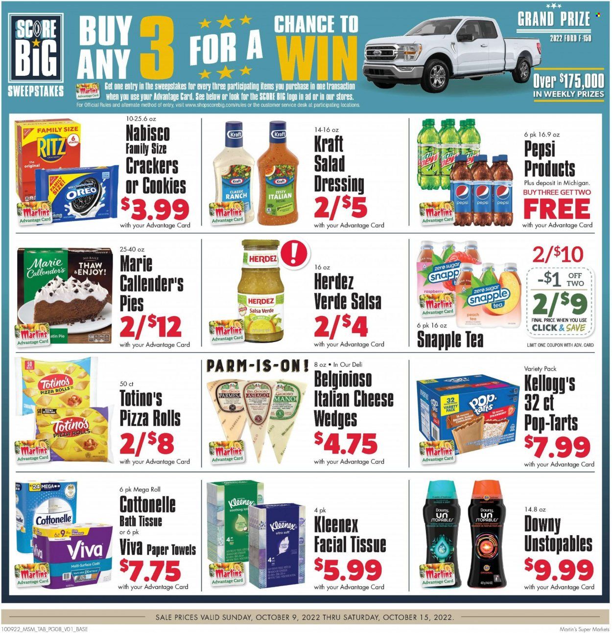 Martin’s (IN, MI) Weekly Ad Flyer Specials October 9 to October 15, 2022