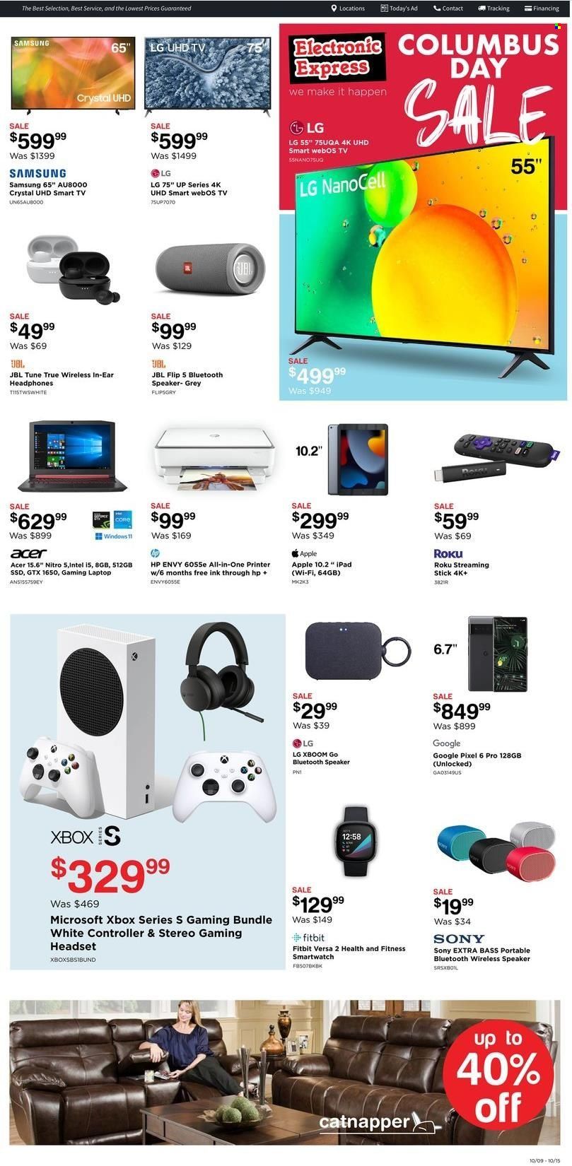 Electronic Express (AL, TN) Weekly Ad Flyer Specials October 9 to October 15, 2022