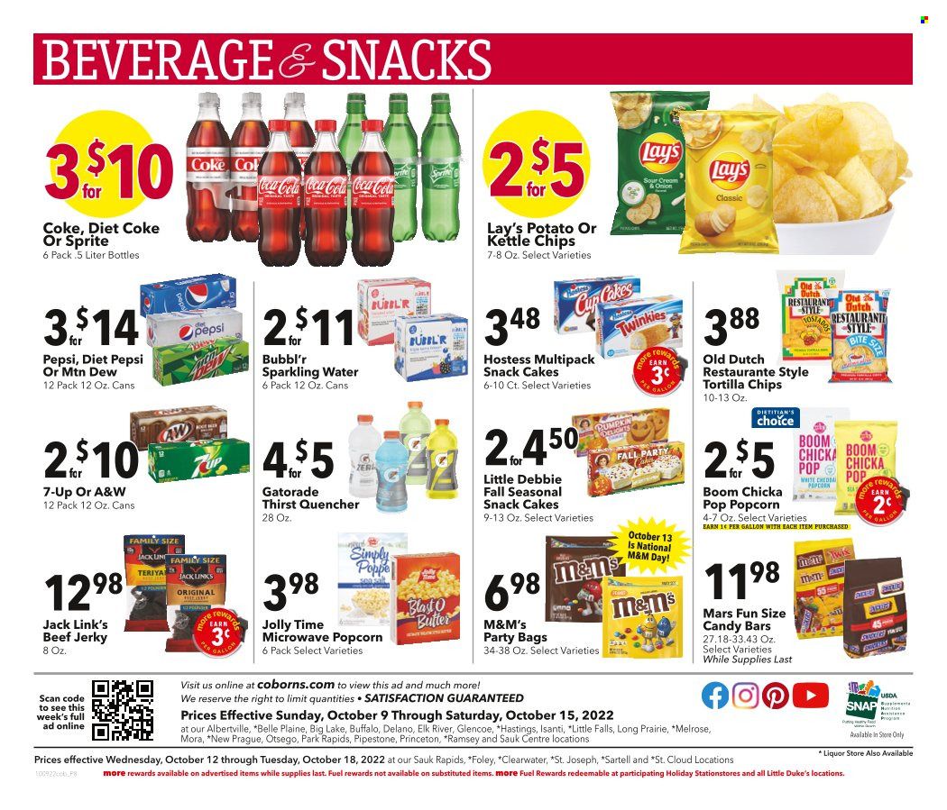 Coborn's (MN, SD) Weekly Ad Flyer Specials October 9 to October 15, 2022