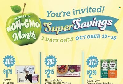 Natural Grocers Weekly Ad Flyer Specials October 13 to October 15, 2022