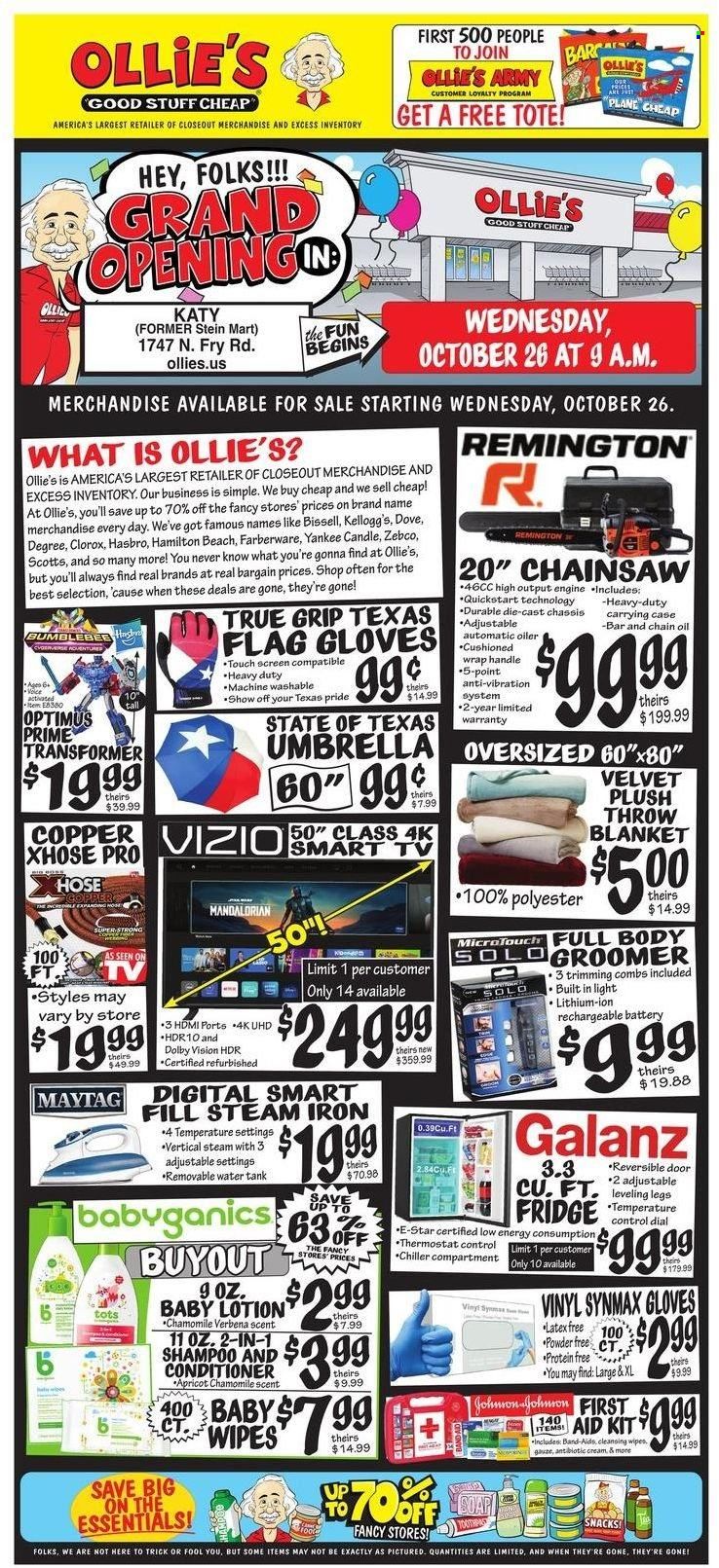 Ollie's Bargain Outlet (TX) Weekly Ad Flyer Specials October 27 to November 2, 2022
