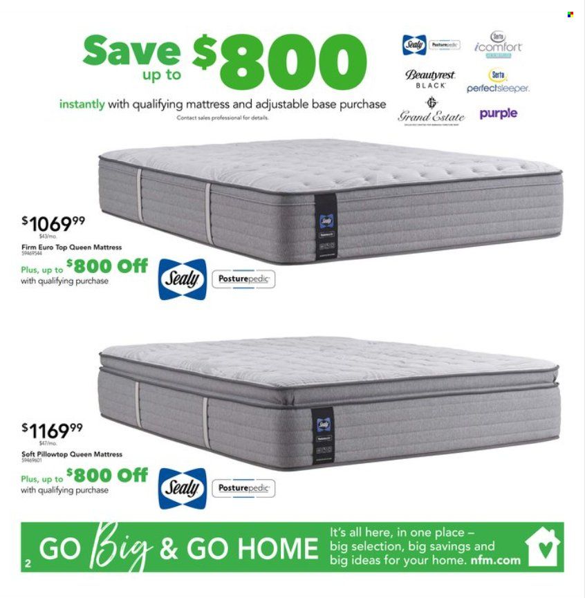 Nebraska Furniture Mart (IA, KS, NE, TX) Weekly Ad Flyer Specials October 7 to October 11, 2022