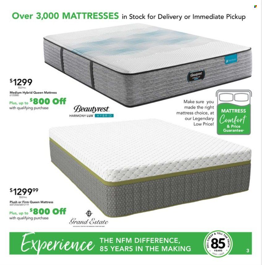 Nebraska Furniture Mart (IA, KS, NE, TX) Weekly Ad Flyer Specials October 7 to October 11, 2022
