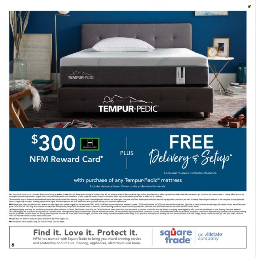 Nebraska Furniture Mart (IA, KS, NE, TX) Weekly Ad Flyer Specials October 7 to October 11, 2022