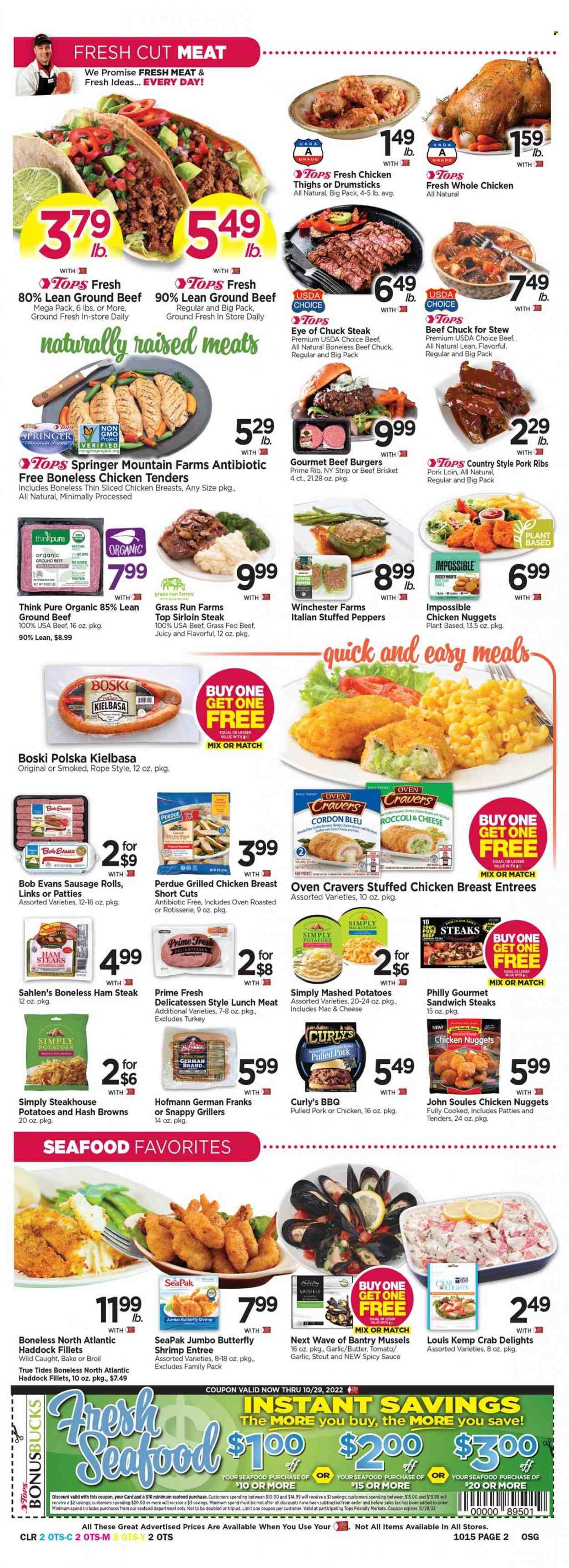 Tops Weekly Ad Flyer Specials October 9 to October 15, 2022