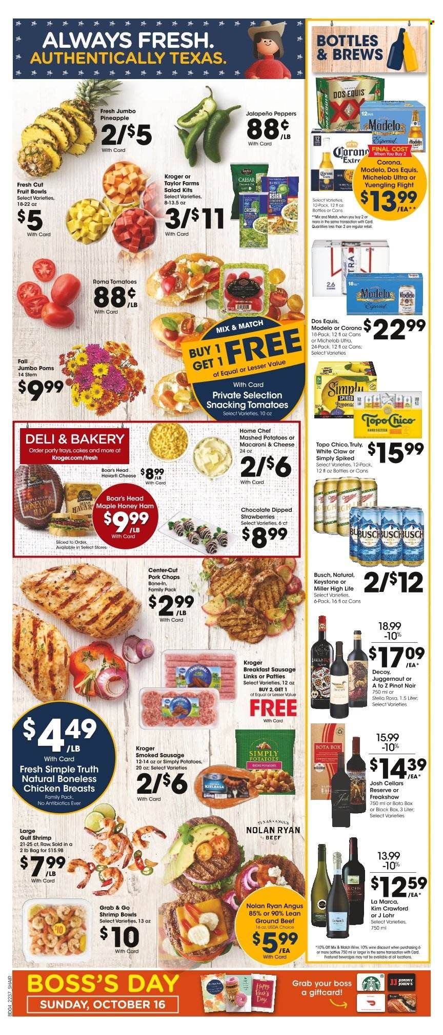 Kroger (GA, IL, LA, MI, OK, SC, TN, TX, VA) Weekly Ad Flyer Specials October 12 to October 18, 2022