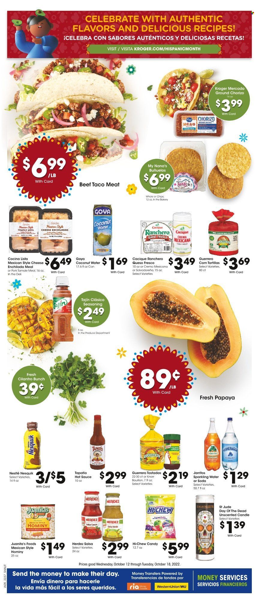 Kroger (GA, IL, LA, MI, OK, SC, TN, TX, VA) Weekly Ad Flyer Specials October 12 to October 18, 2022