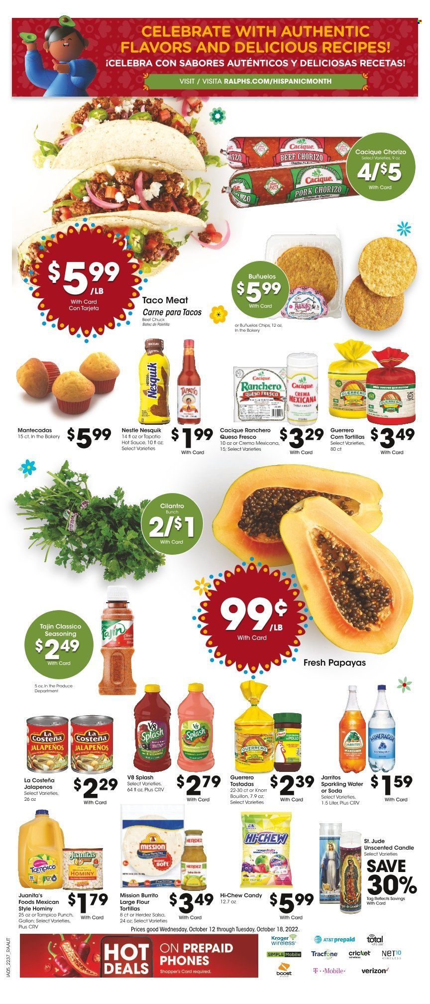 Ralphs (MD, NC, VA) Weekly Ad Flyer Specials October 12 to October 18, 2022