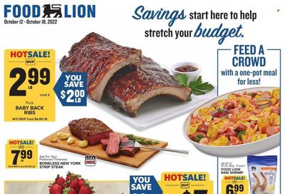 Food Lion (NC) Weekly Ad Flyer Specials October 12 to October 18, 2022