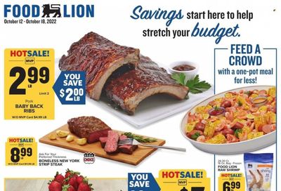 Food Lion (SC) Weekly Ad Flyer Specials October 12 to October 18, 2022