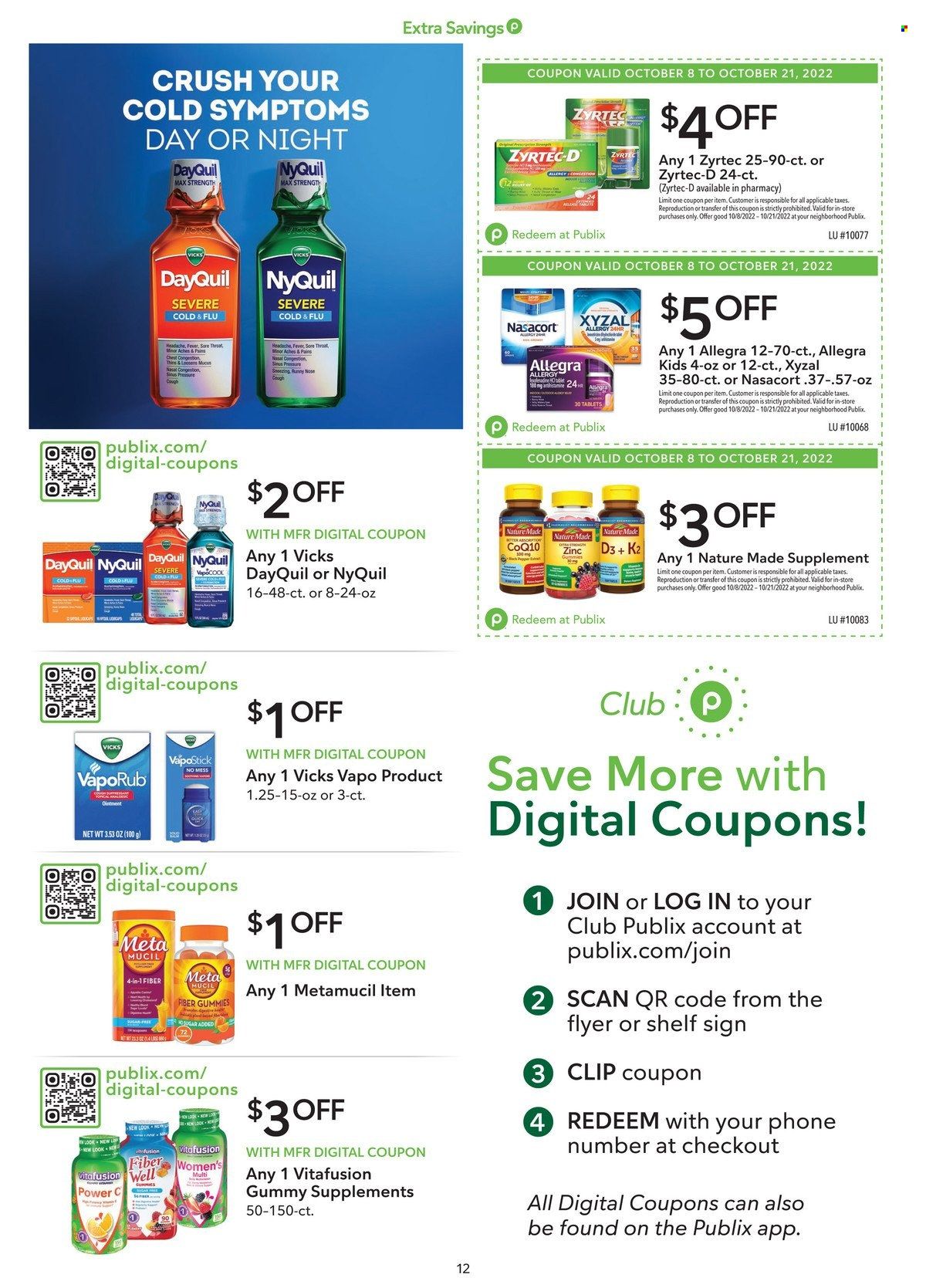 Publix (AL, FL, GA, NC, SC, TN) Weekly Ad Flyer Specials October 8 to October 21, 2022