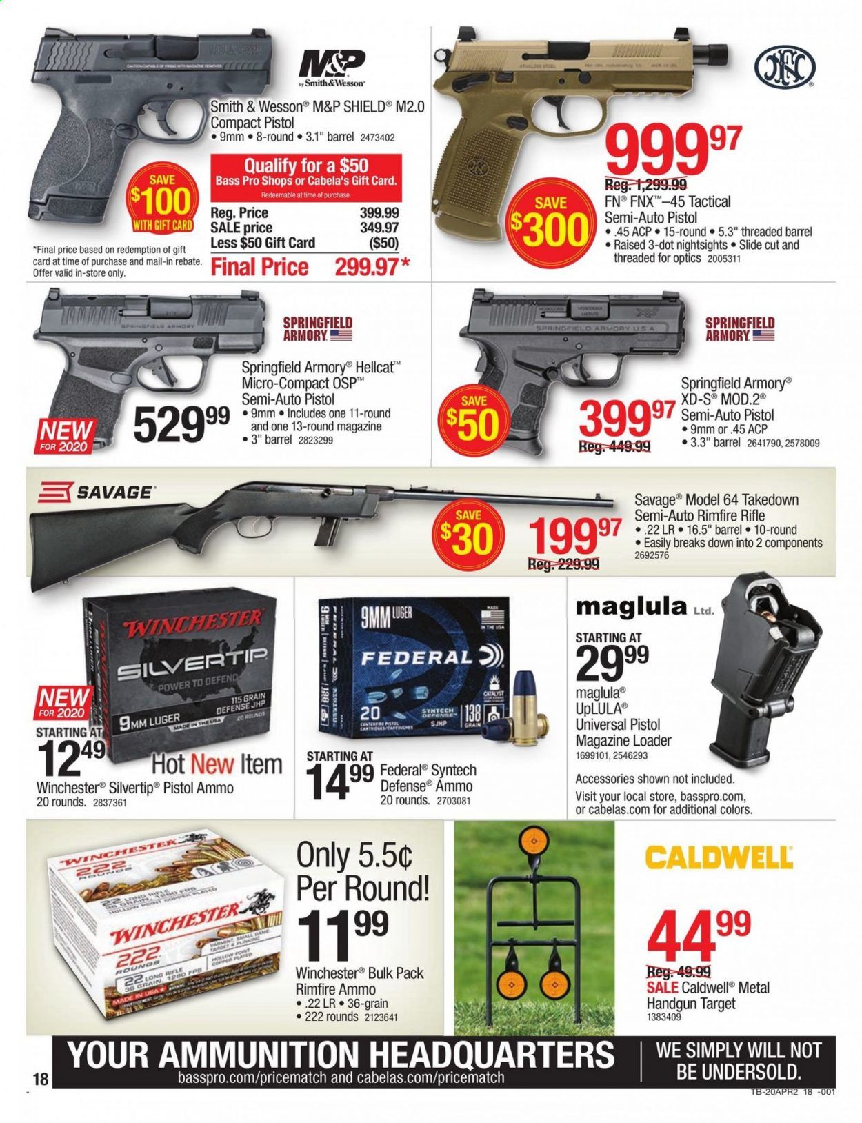 Cabela's Weekly Ad & Flyer April 16 to 29