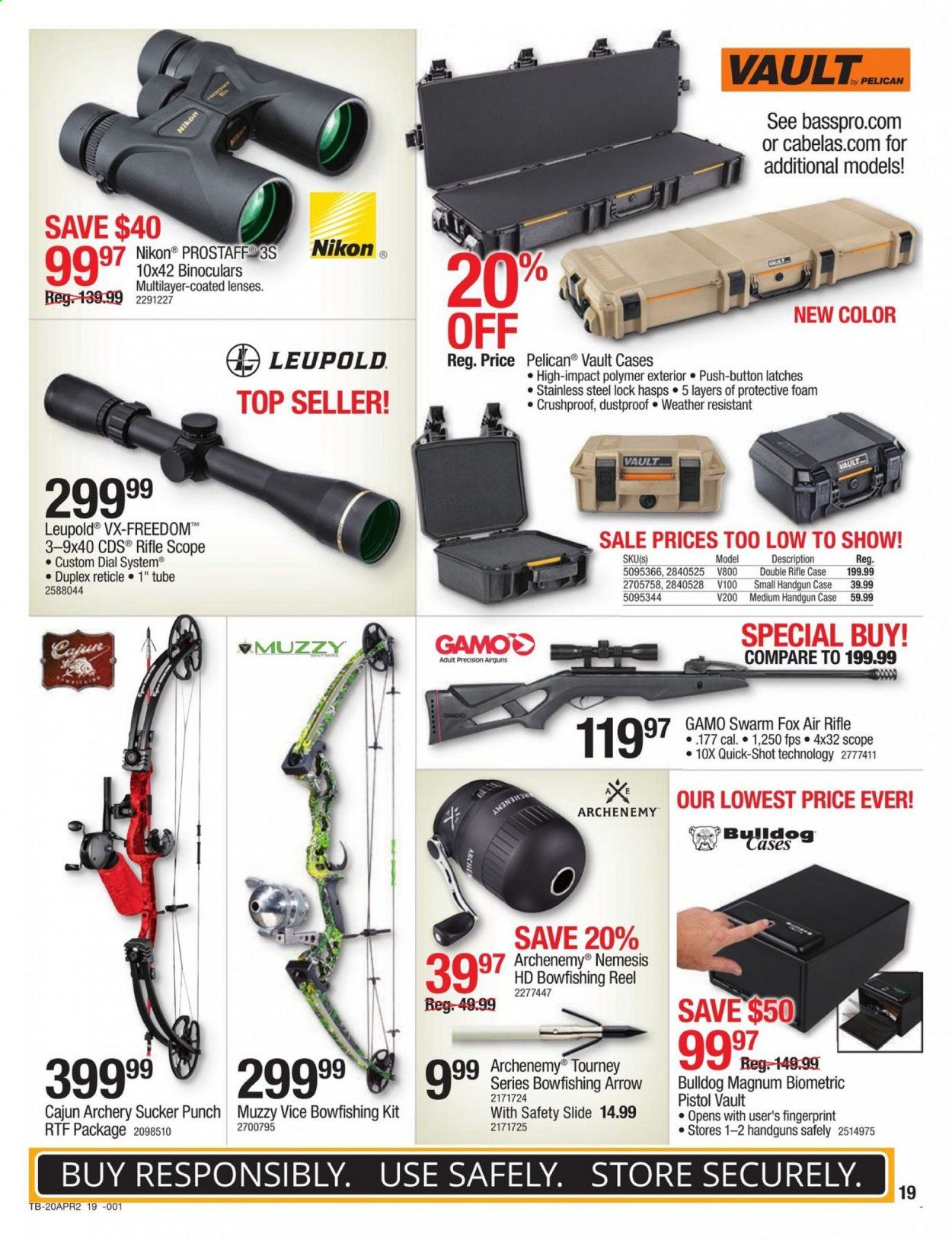 Cabela's Weekly Ad & Flyer April 16 to 29