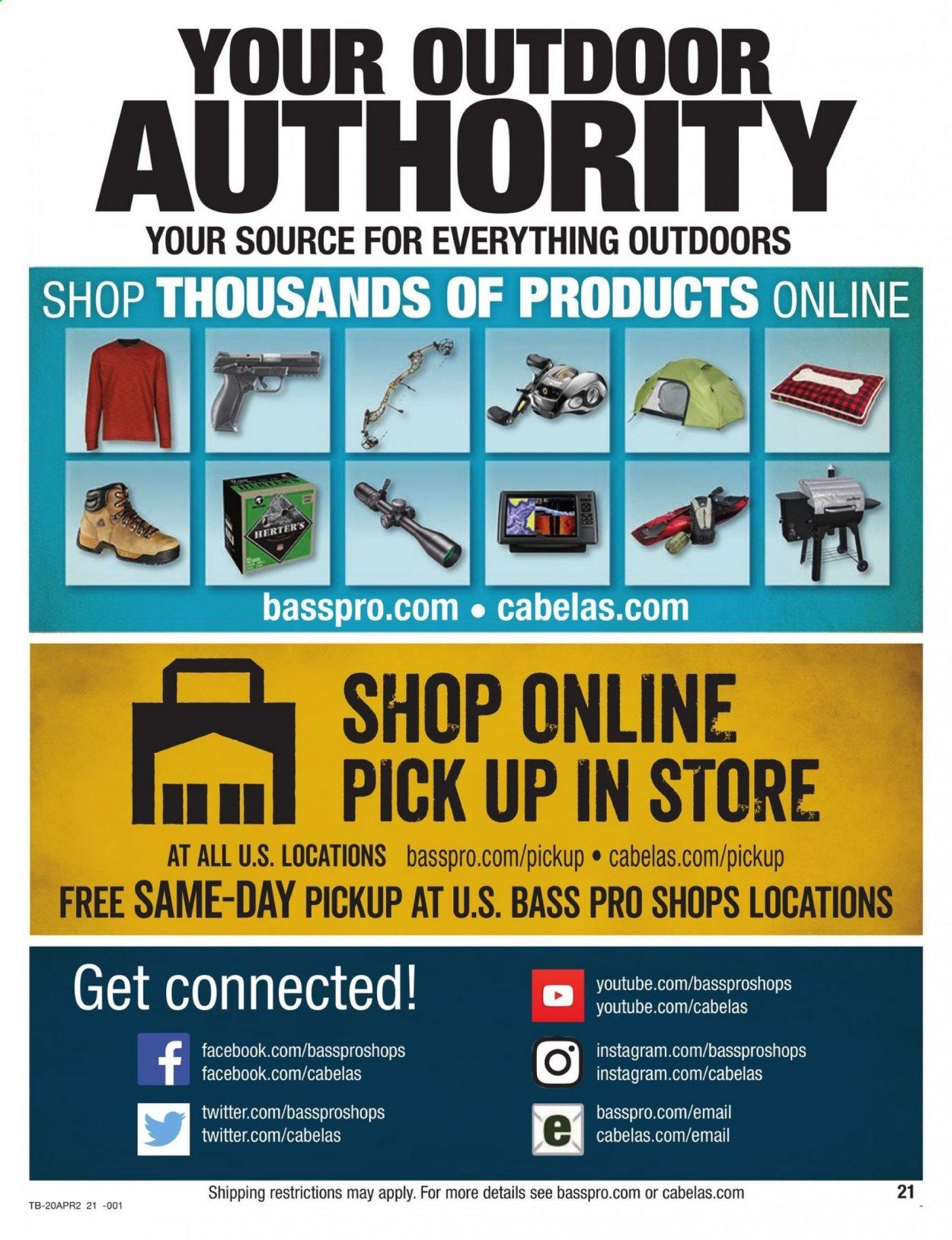 Cabela's Weekly Ad & Flyer April 16 to 29