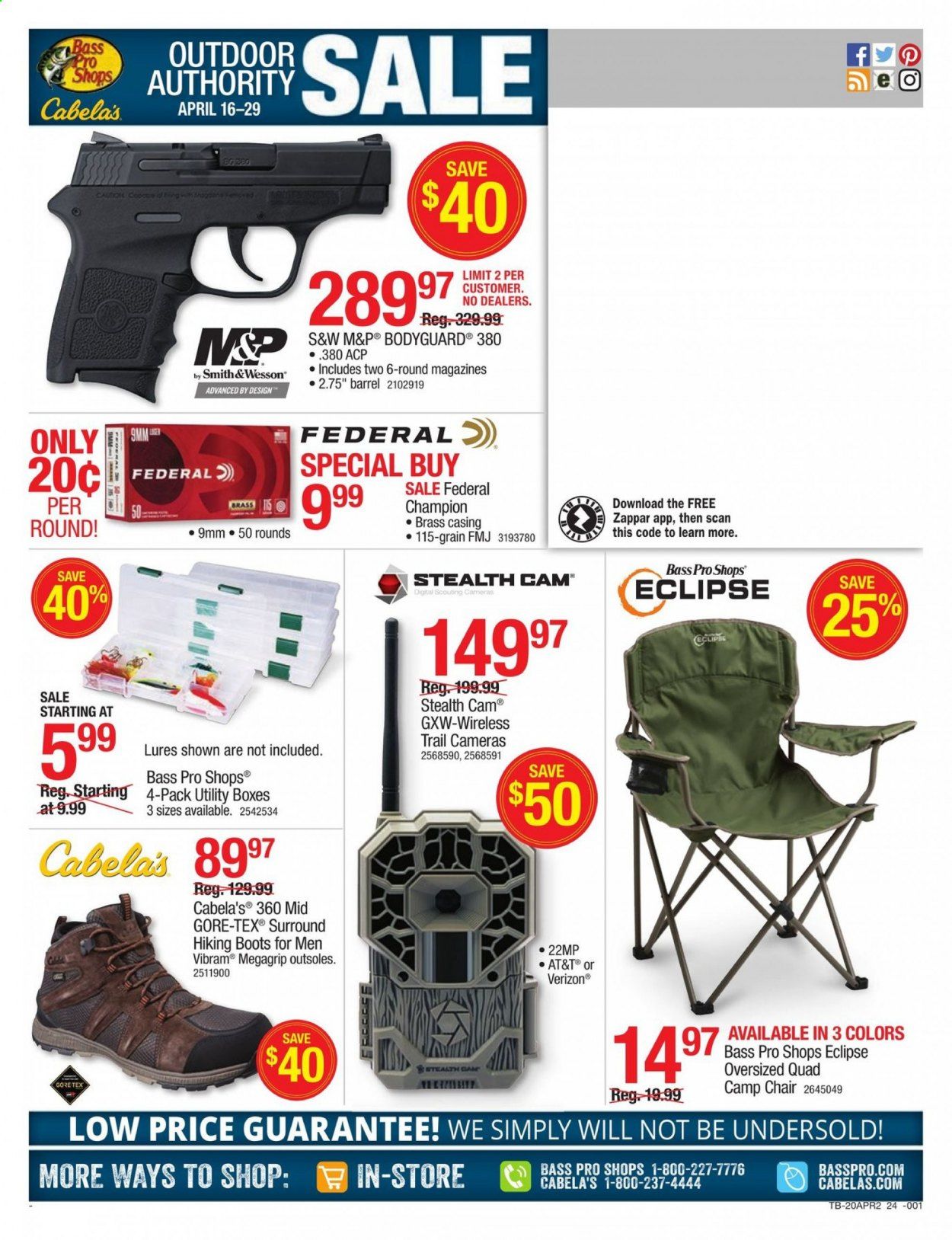 Cabela's Weekly Ad & Flyer April 16 to 29