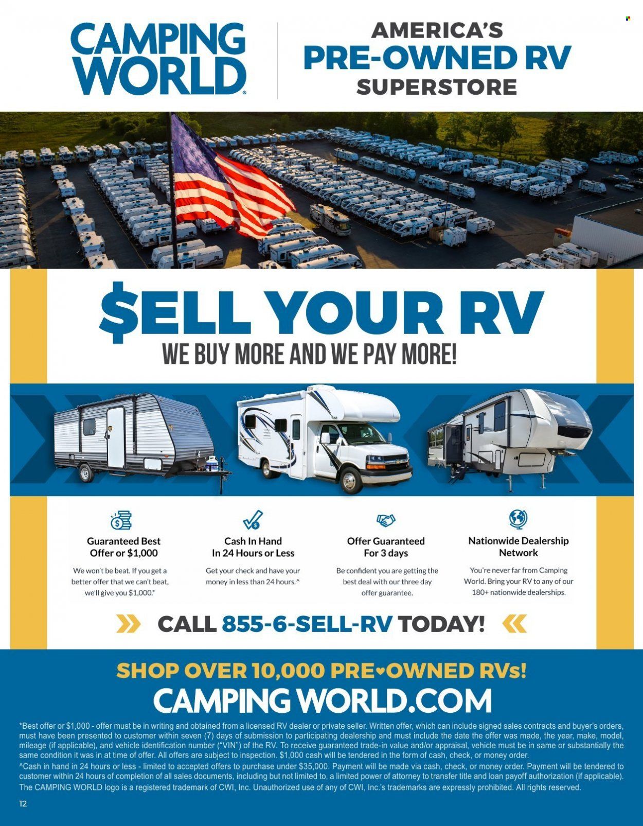 Gander RV & Outdoors Weekly Ad Flyer Specials October 10 to November 6, 2022