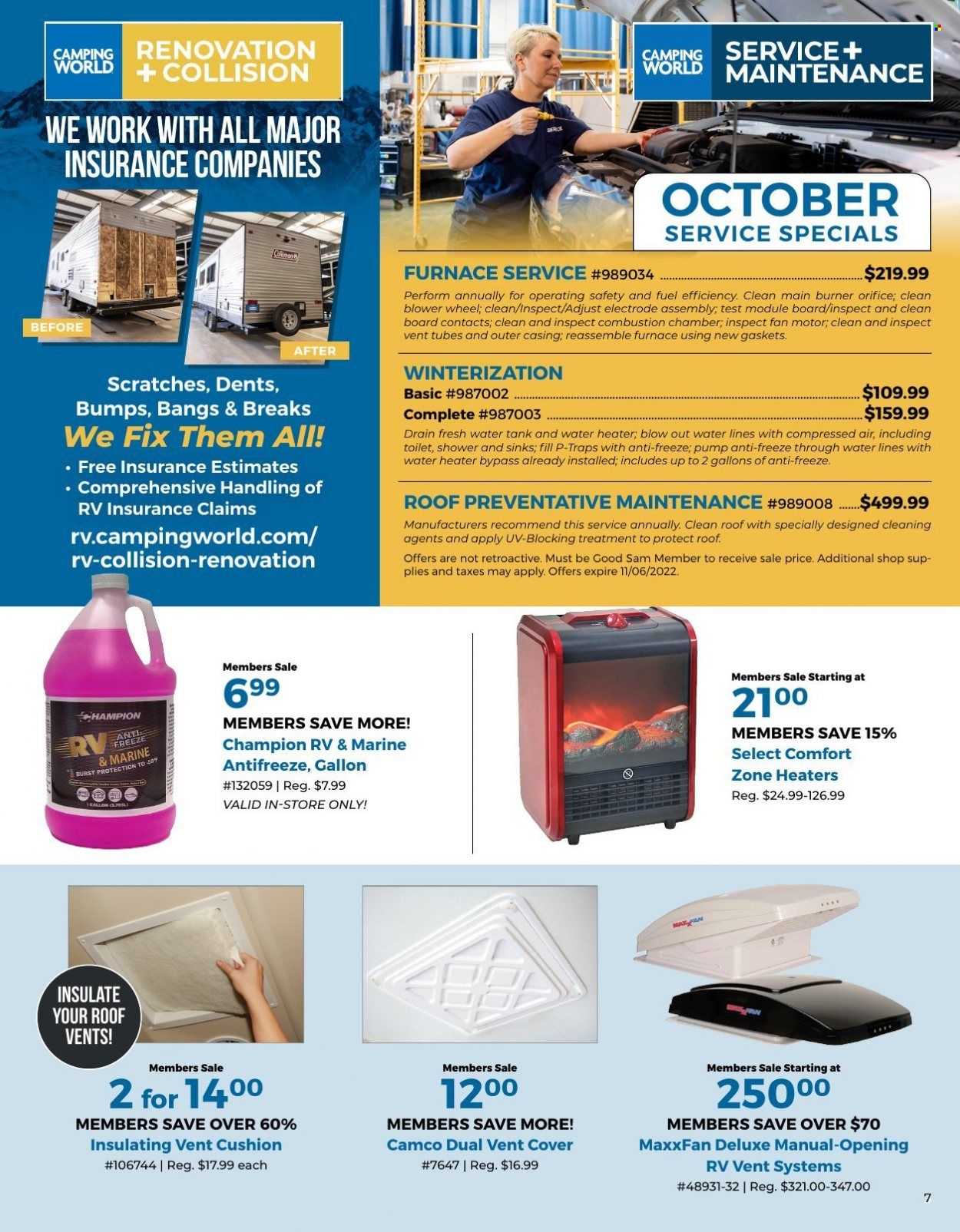 Gander RV & Outdoors Weekly Ad Flyer Specials October 10 to November 6, 2022