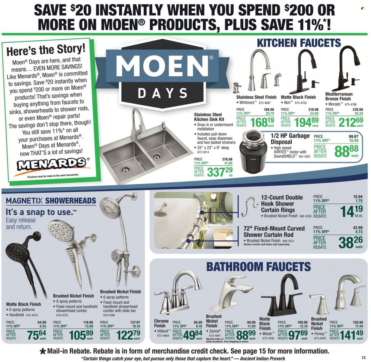 Menards Weekly Ad Flyer Specials October 13 to October 23, 2022