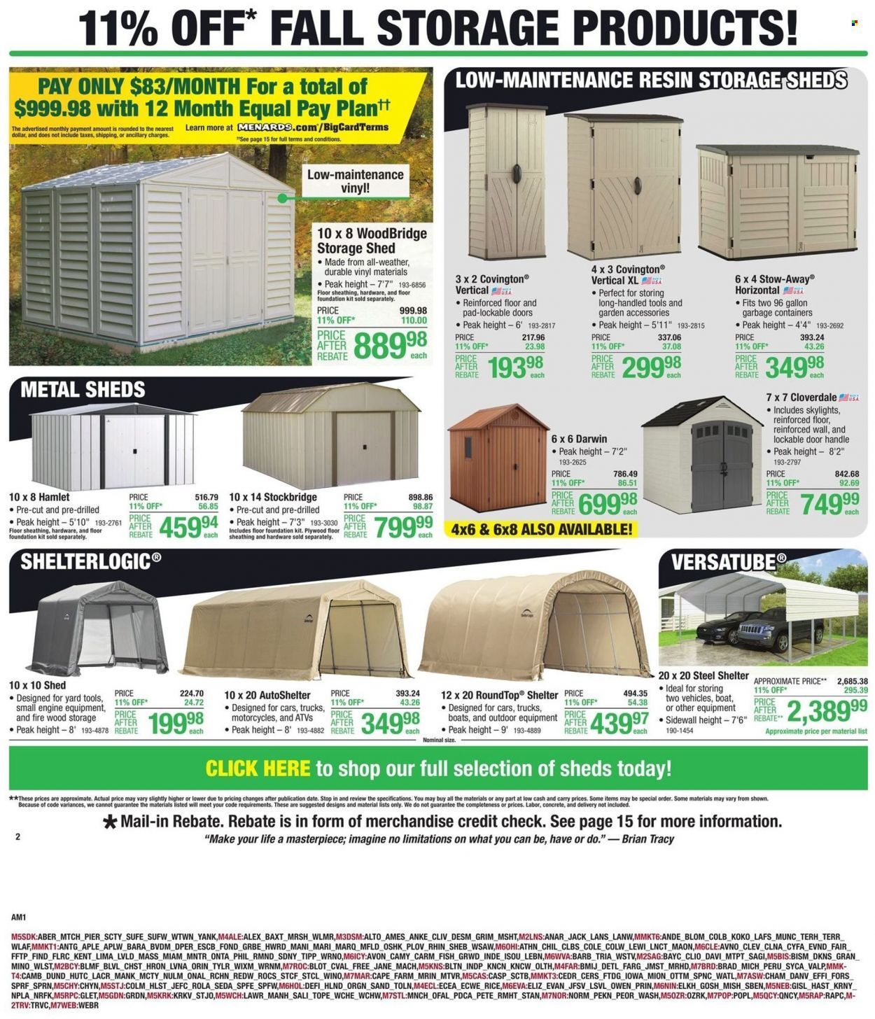 Menards Weekly Ad Flyer Specials October 13 to October 23, 2022