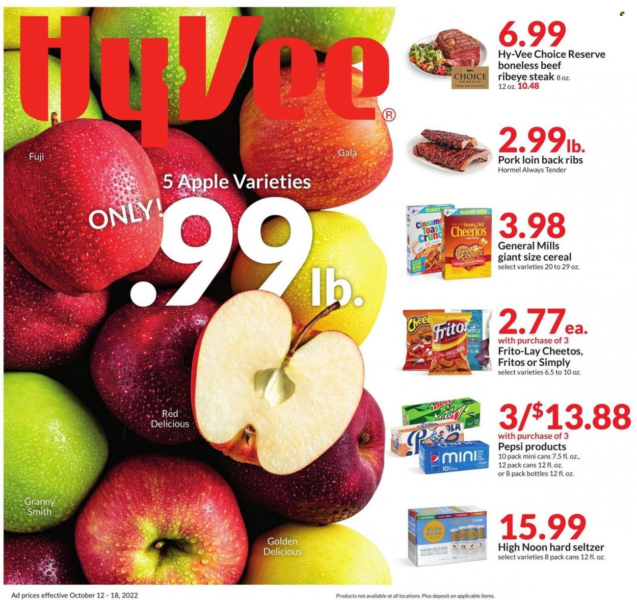 Hy-Vee (IA) Weekly Ad Flyer Specials October 12 to October 18, 2022