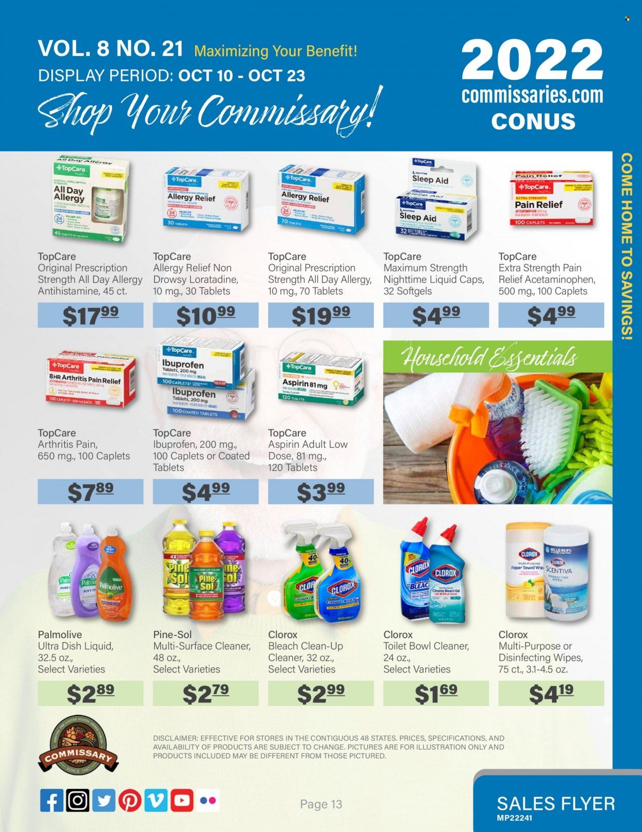 Commissary Weekly Ad Flyer Specials October 10 to October 23, 2022