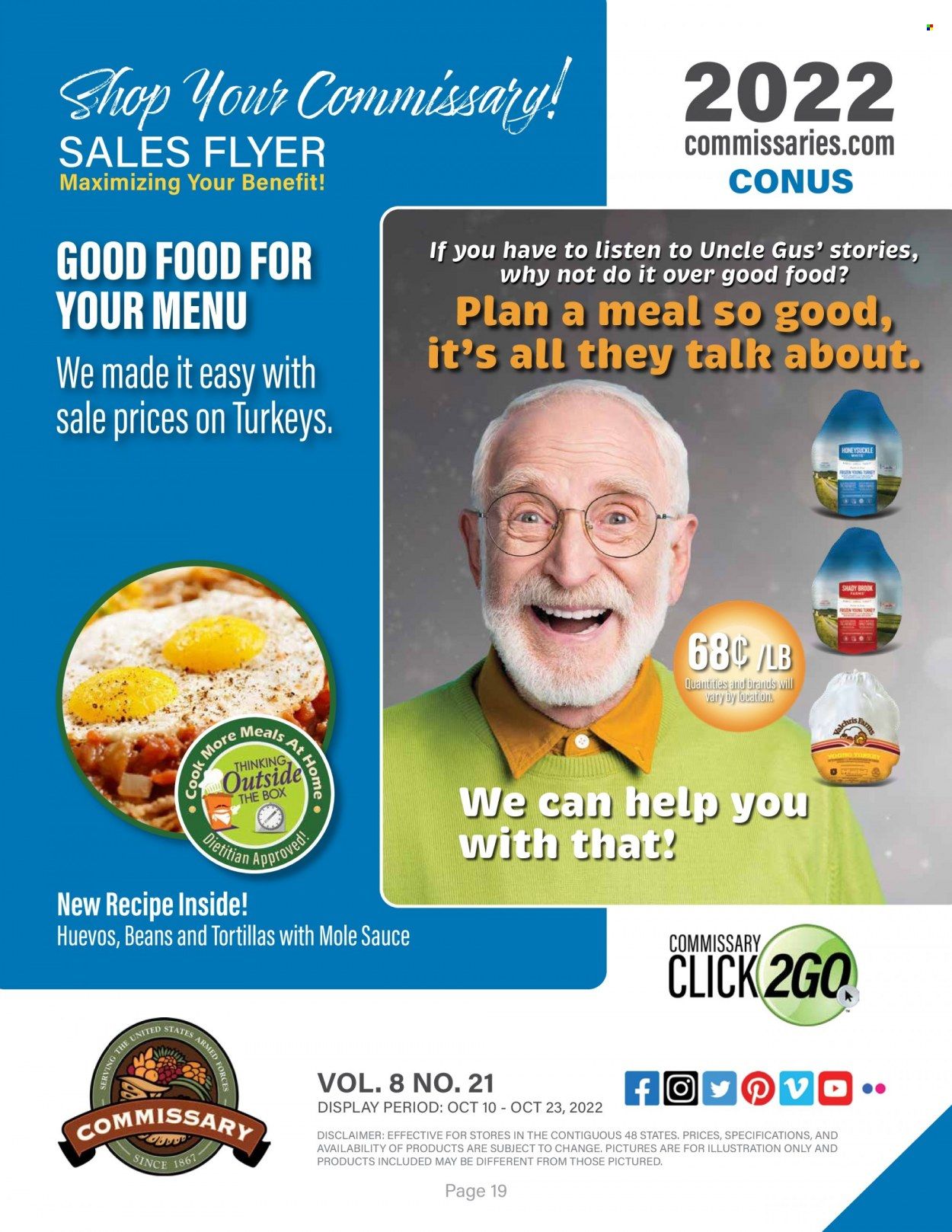 Commissary Weekly Ad Flyer Specials October 10 to October 23, 2022