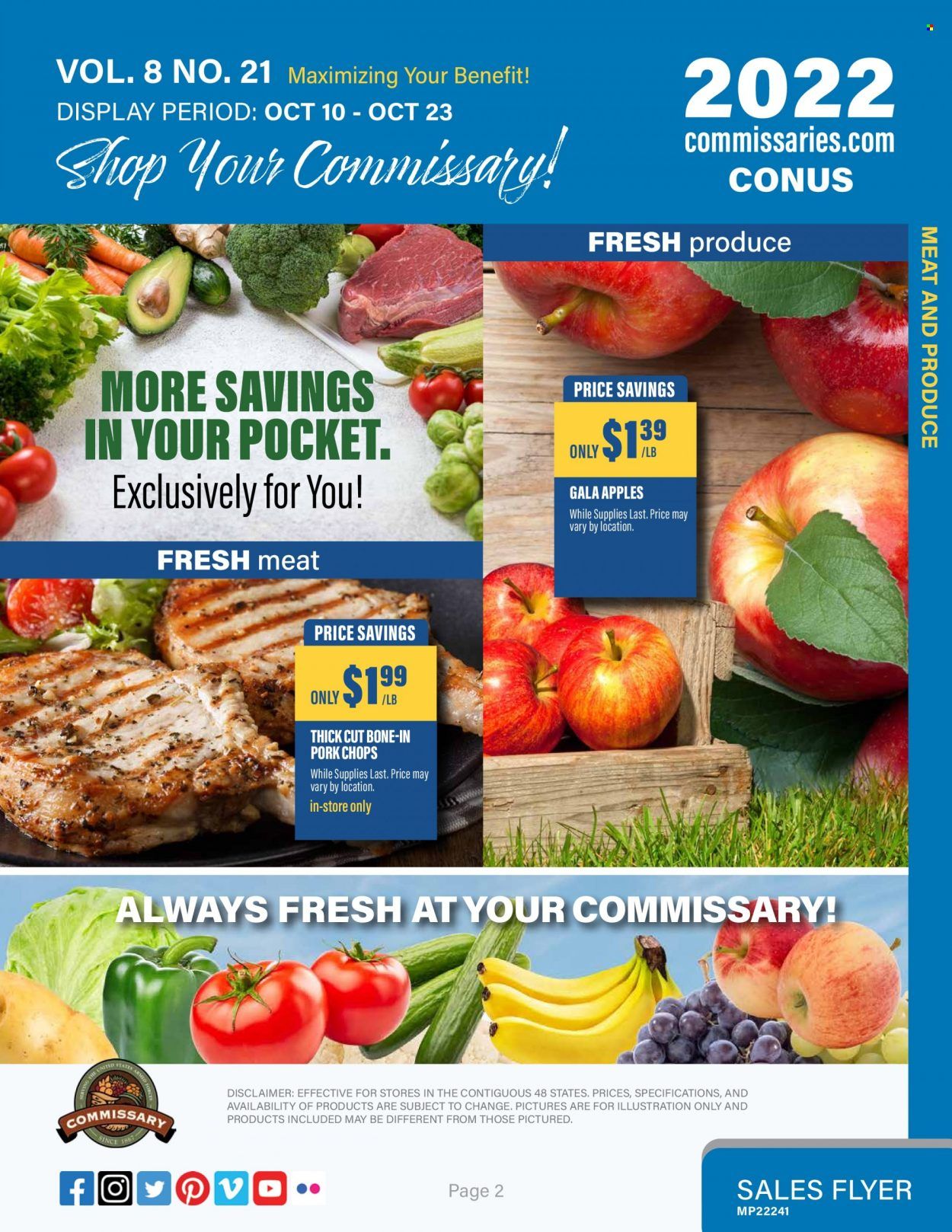 Commissary Weekly Ad Flyer Specials October 10 to October 23, 2022